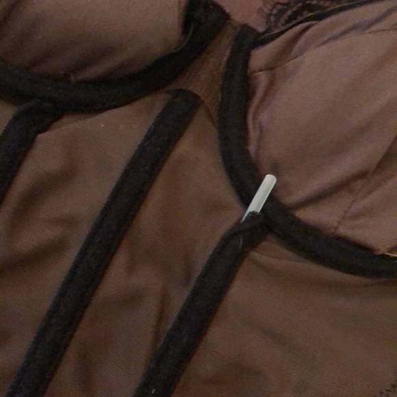 Black and brown corset top. Size XS from Garage - Picture 3 of 3